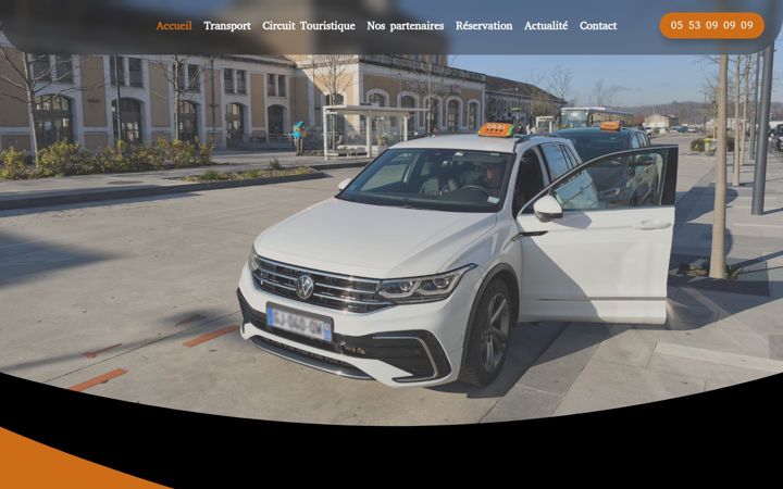 Screenshot of allo-taxis-24.fr