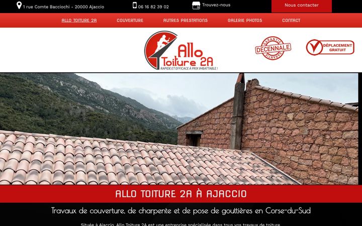 Screenshot of allo-toiture2a.fr
