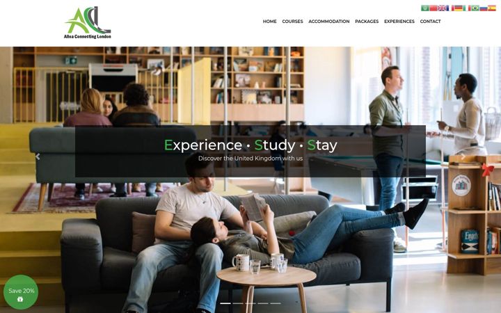 Screenshot of alloaconnectinglondon.co.uk
