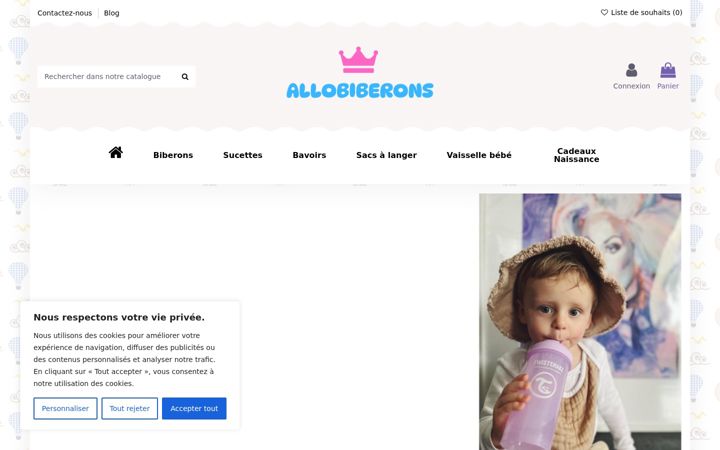 Screenshot of allobiberons.com