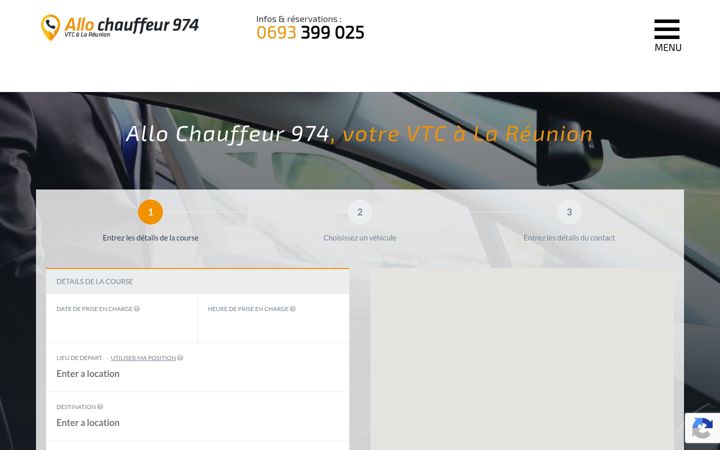 Screenshot of allochauffeur.re