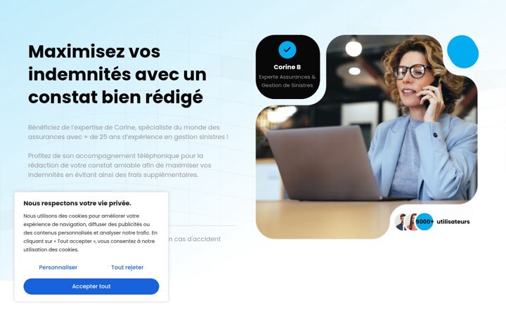 Screenshot of alloconstat.com