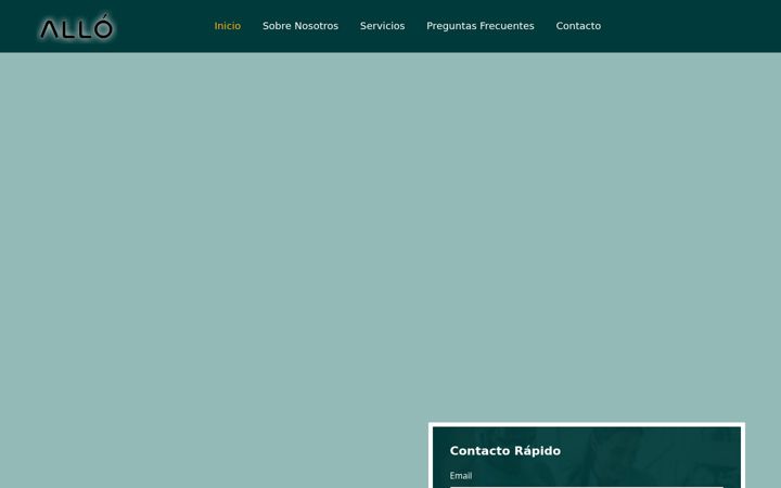 Captura de pantalla de alloconsulting.com