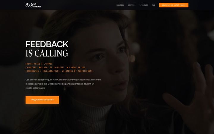 Screenshot of allocorner.fr