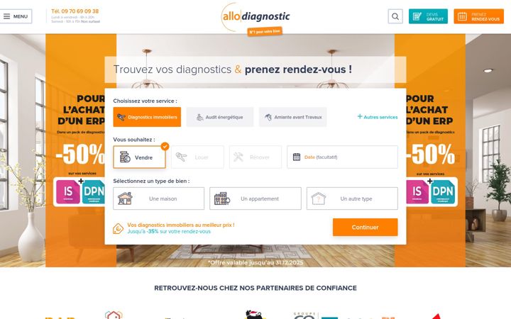 Screenshot of allodiagnostic.com