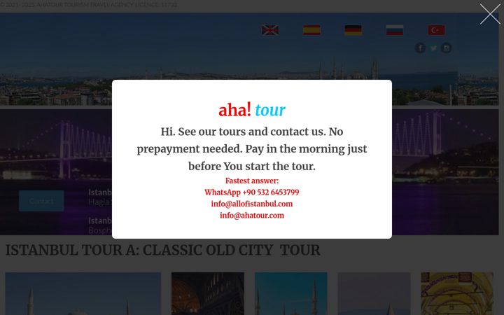 Screenshot of allofistanbul.com