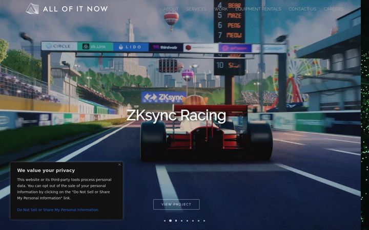 Screenshot of allofitnow.com
