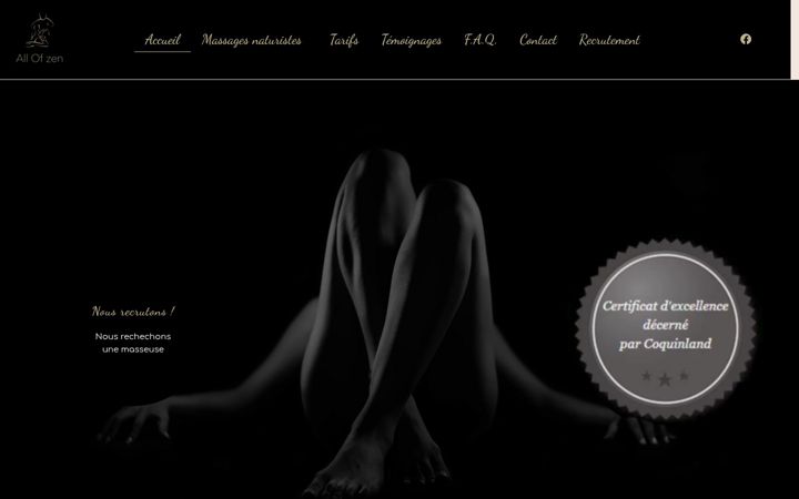 Screenshot of allofzen.fr