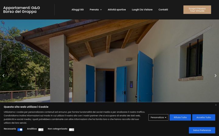 Screenshot of alloggiborsodelgrappa.it