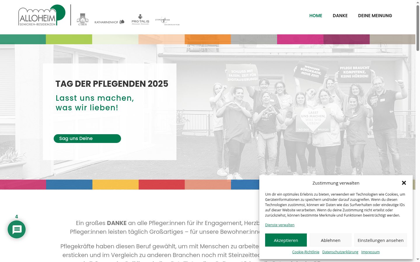 Sutikimo reklamjuostės, rodytos prieš bet kokią sąveiką, ekrano kopija