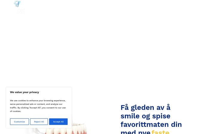 Screenshot of allon4.no
