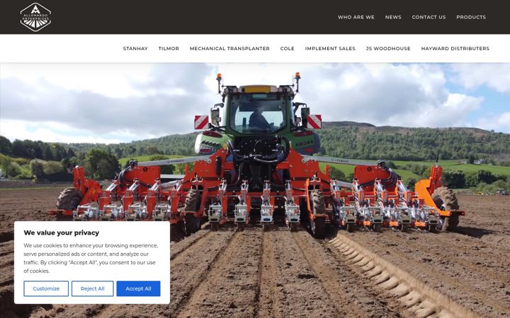 Screenshot of allonardoenterprises.com