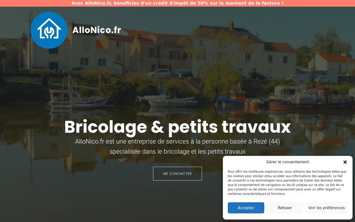 Screenshot of allonico.fr