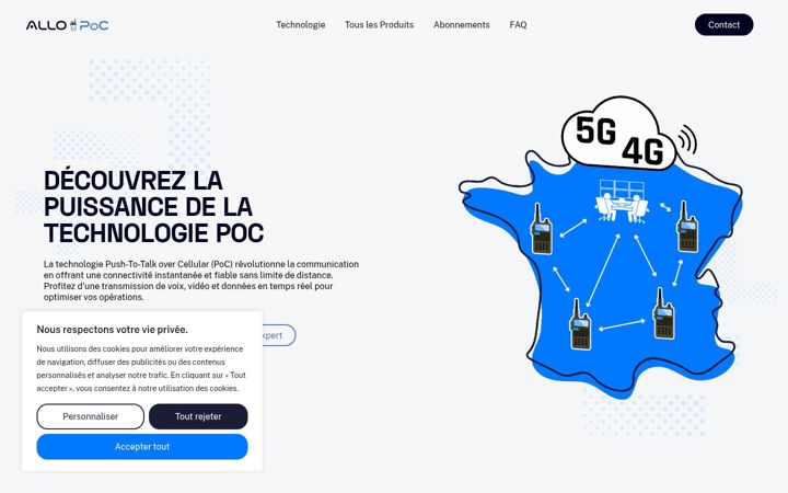 Zrzut ekranu allopoc.fr