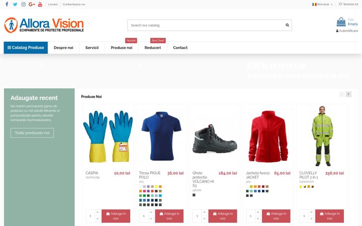 Screenshot of alloravision.ro