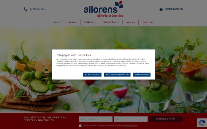 Screenshot of allorens.com