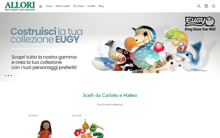 Screenshot of allori.shop