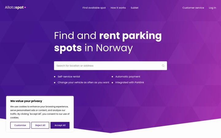 Screenshot of allotaspot.com
