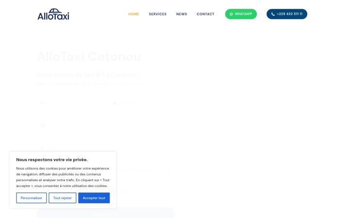 Capture d'écran de allotaxicotonou.com