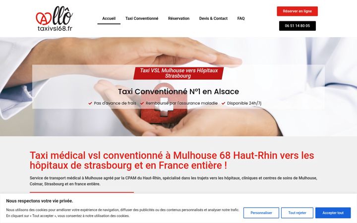 Screenshot of allotaxivsl68.fr