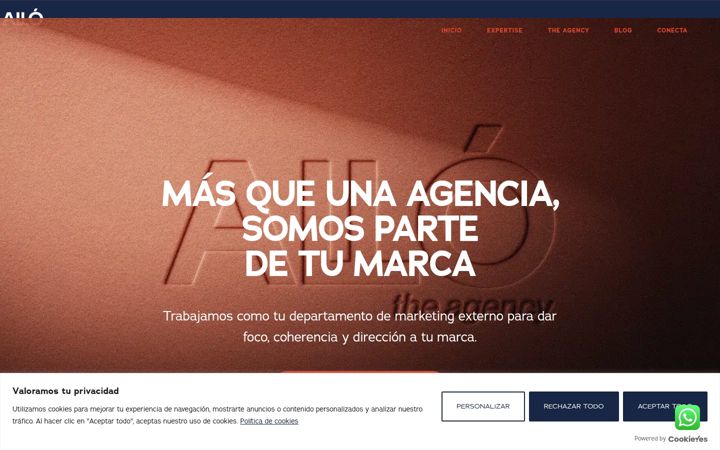 Screenshot of allotheagency.com