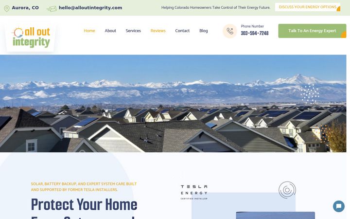 Screenshot of alloutintegrity.com
