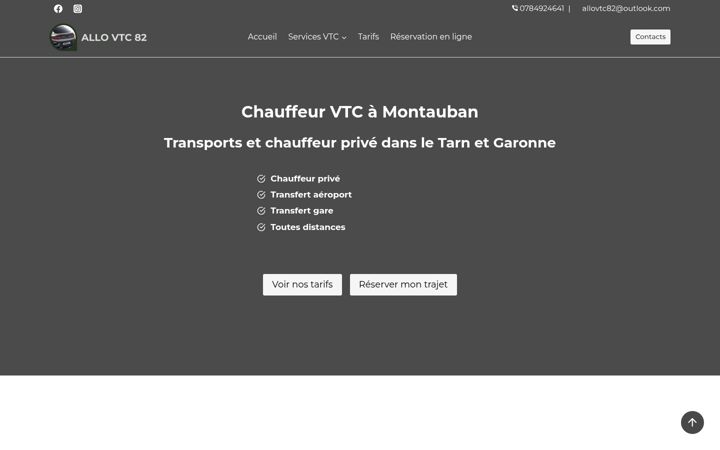 Screenshot of allovtc82.fr