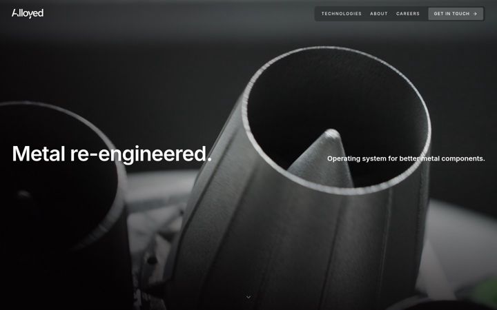Screenshot of alloyed.com