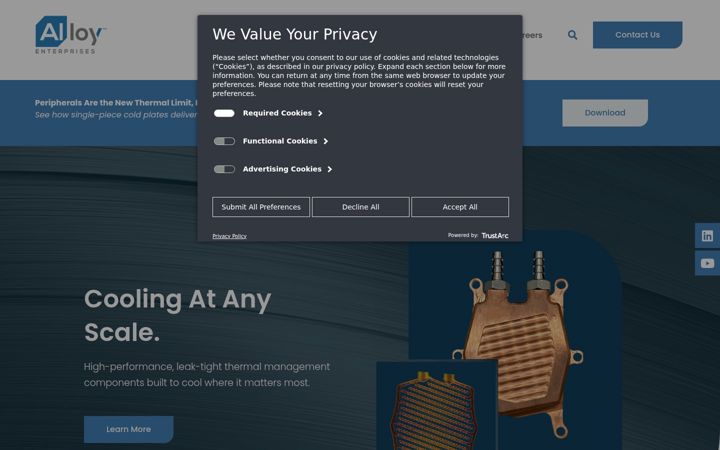 Screenshot of alloyenterprises.co