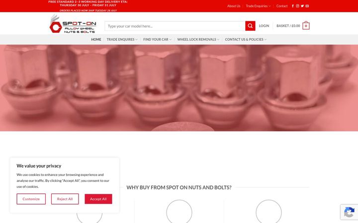 Screenshot of alloywheelnutsandbolts.co.uk