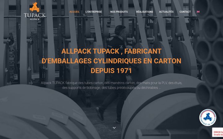 Zrzut ekranu allpack-tube.com