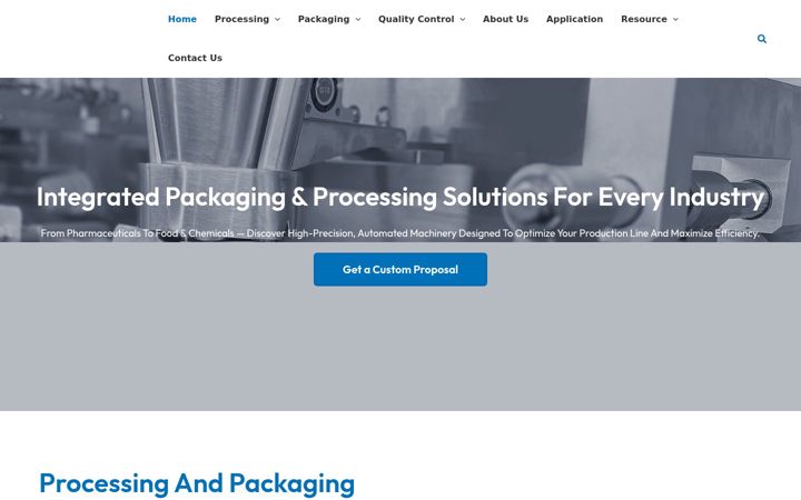 Screenshot of allpackchina.com