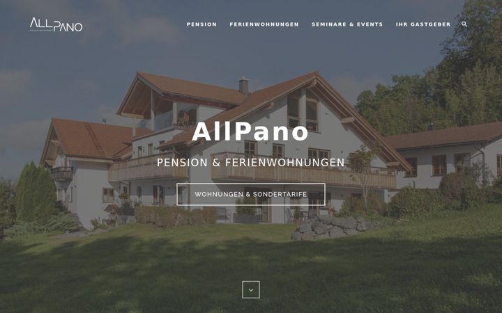 Skärmbild av allpano.de