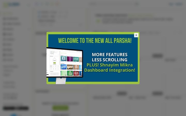 Screenshot of allparsha.org