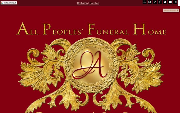 Screenshot of allpeoplesfunerals.com