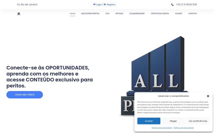 Screenshot ta' allpericias.com.br