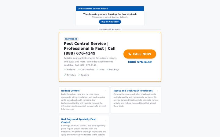 Screenshot of allpestout.com