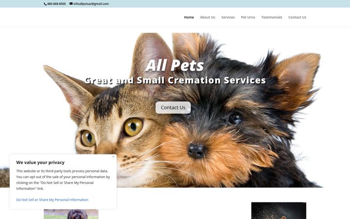 Screenshot of allpets.biz