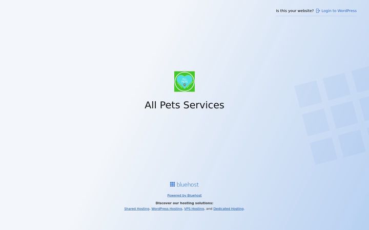 Screenshot of allpetsservices.co.uk