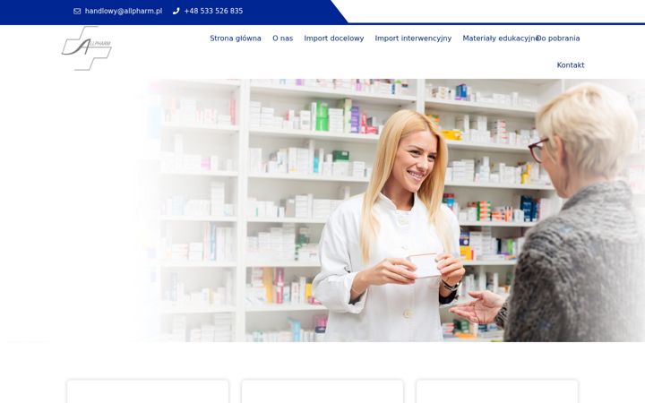Screenshot of allpharm.pl