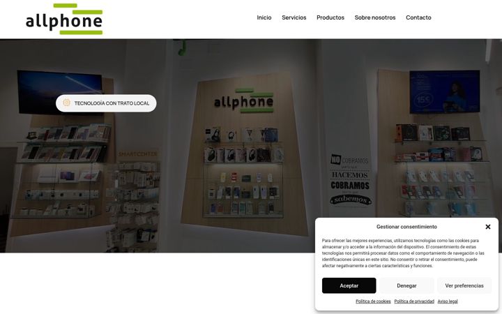 Zrzut ekranu allphone.es