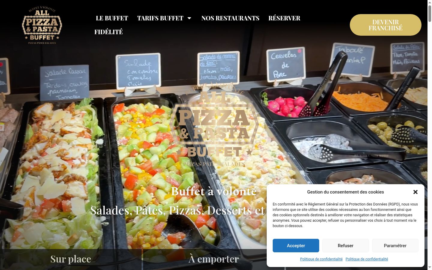 Screenshot tal-banner tal-kunsens muri qabel kwalunkwe interazzjoni
