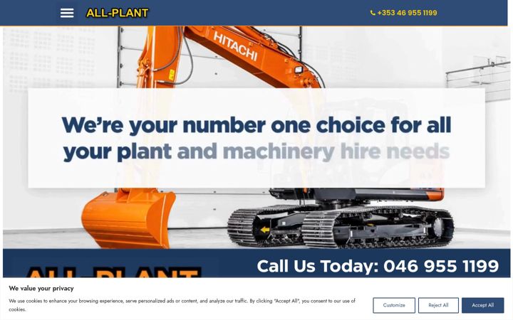 Screenshot of allplant.ie