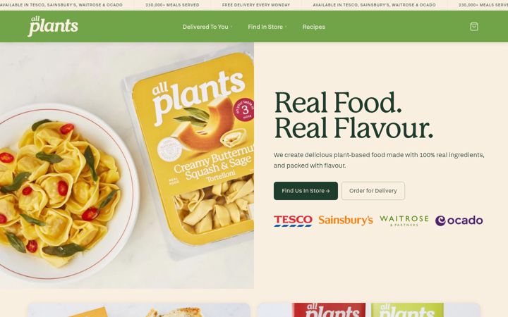 Screenshot of allplants.com