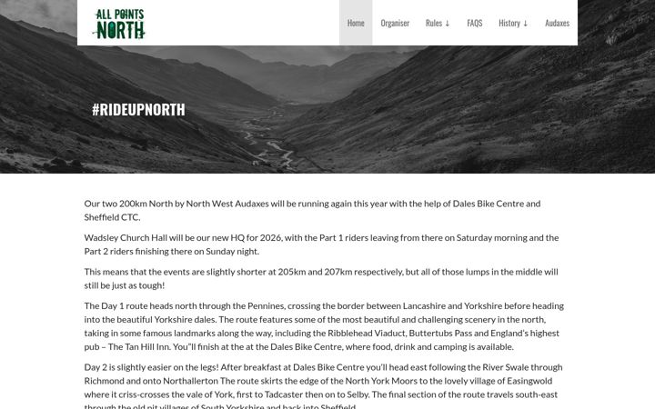 Screenshot of allpointsnorth.cc