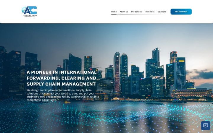 Screenshot of allportcargoservices.co.za
