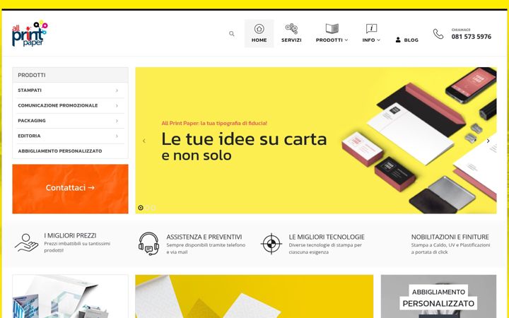 Zrzut ekranu allprintpaper.it