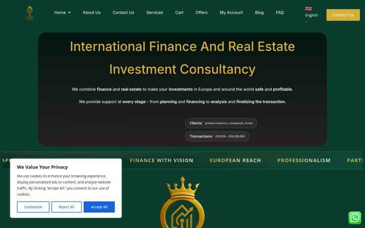 Screenshot von allprofinance.com