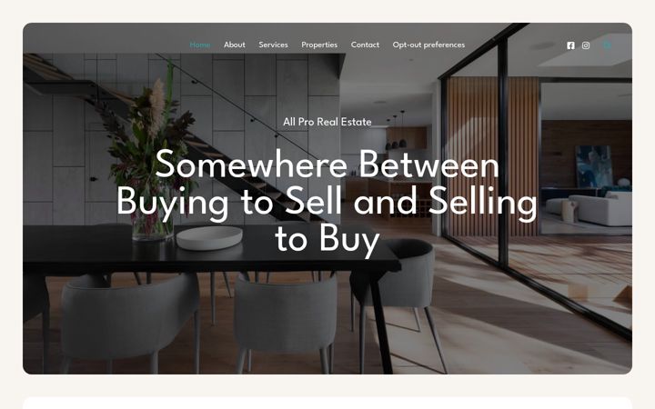 Screenshot of allprorealestates.com