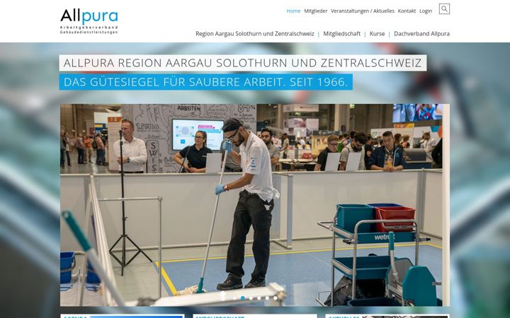 Screenshot of allpura-mittelland.ch